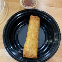 Chicken Eggroll · 1 Eggroll. Chicken & veggies in a delicious, edible wonton sleeping bag. Comes with a side o...