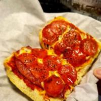 Pizza Sub · Homemade pizza sauce, pepperoni, salami and mozzarella cheese