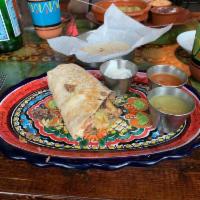 Grounded Beef Quesadilla · 