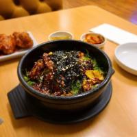 Spicy Pork Hot Pot Rice · 