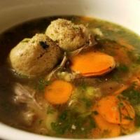 Duck Matzo Ball Soup · 