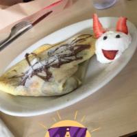 Strawberry Nutella Crepe · 