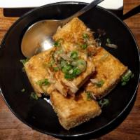Fried Tofu · Bean curd made from soybeans.
