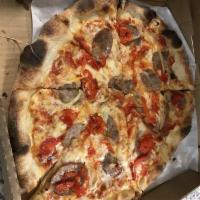 Hals New York Pizza · Italian sausage, peppers and onions.