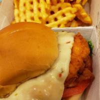 Spicy Chicken Sandwich Deluxe Meal · 