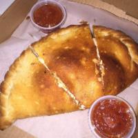 Cheese Calzone · A blend of ricotta, mozzarella, and Parmesan.