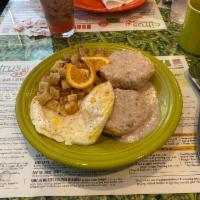Uncle Johns Biscuit and Gravy Platter Special · 
