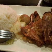 Pork Chop Over Rice · 