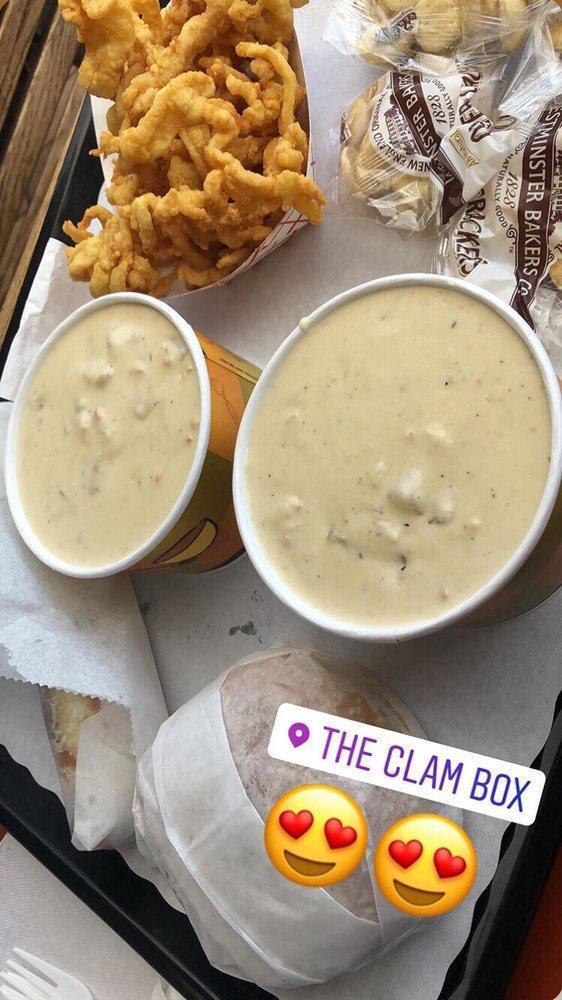 The Clam Box · Seafood · Burgers · Sandwiches