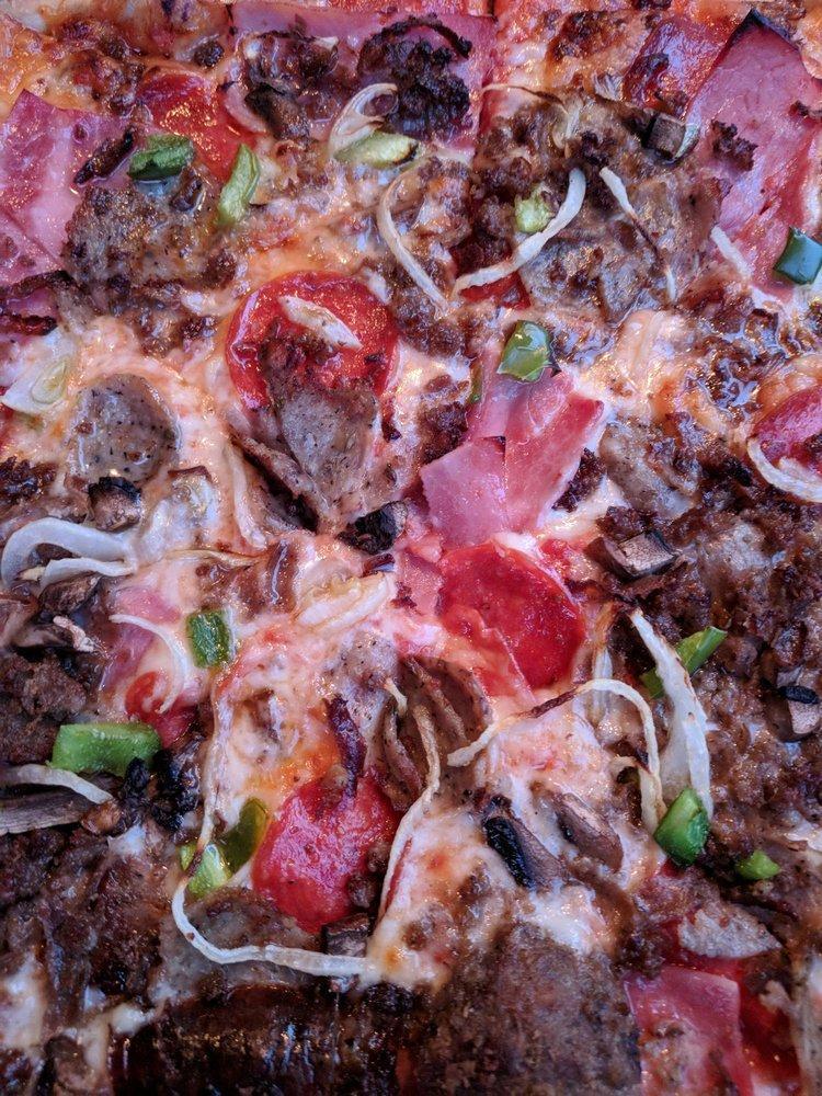 The Chesapeake Special Pizza · Pepperoni, sausage, hamburger, ham, mushrooms, onions and green peppers.