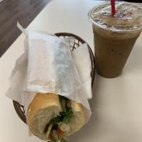 BBQ Pork Banh Mi · Grilled marinade BBQ pork meat with five spices and other seasonings, drizzle w/house sauce ...
