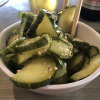 Cucumber Salad · Cucumber mixed with dressing. 