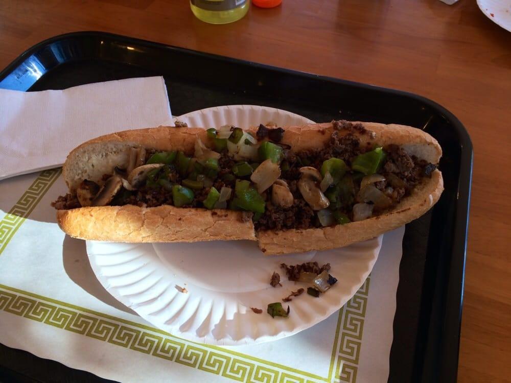 Steak Bomb Sub · Onions, cheese, peppers and mushroom. Includes your choice of topping. On white sub roll.
