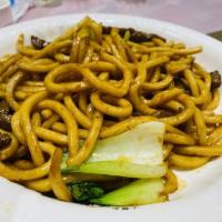 Stir Fried Udon Noodles · 