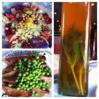 Chopped Salad · Romaine, head lettuce, mozzarella cheese, cucumber, broccoli, carrots, hearts of palm, garba...