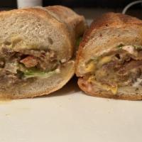 Philly Cheese Steak Sandwich · 