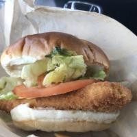 Crispy Fish Fillet Sandwich · 