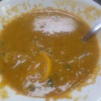 Haleem · Slow cooked mutton lentil stew.