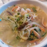 Jjambbong Spicy Seafood Noodle · 