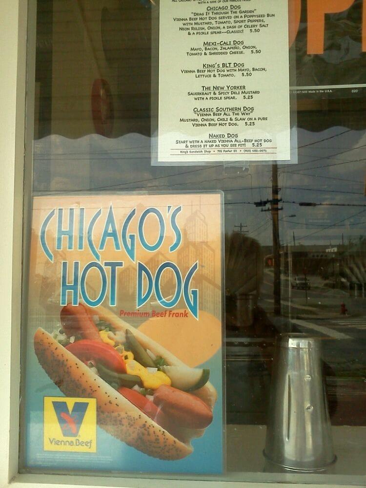 King's Sandwich Shop · Sandwiches · Burgers · Hot Dogs