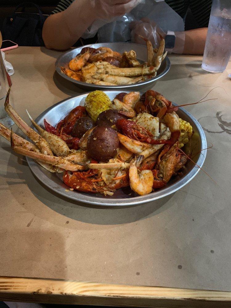 Crawfish · Lb. comes with corn and potato.