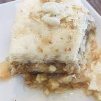 Baklava · Classic Dessert with Layers of Filo Dough, Walnuts and Honey Syrup