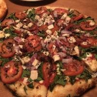 Chicken Club · Chicken, bacon, spinach, tomato, red onion- served with a side of ranch.