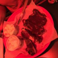 Smoked Ribs · comes with potato salad or coleslaw or chips