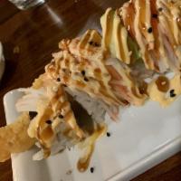 Lobster Roll · Shrimp tempura, cream cheese and green onion with avocado, spicy mayonnaise, masago and lobs...
