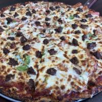 Chappli Kebab Pizza · 