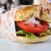 Greek Lamb Burger · 