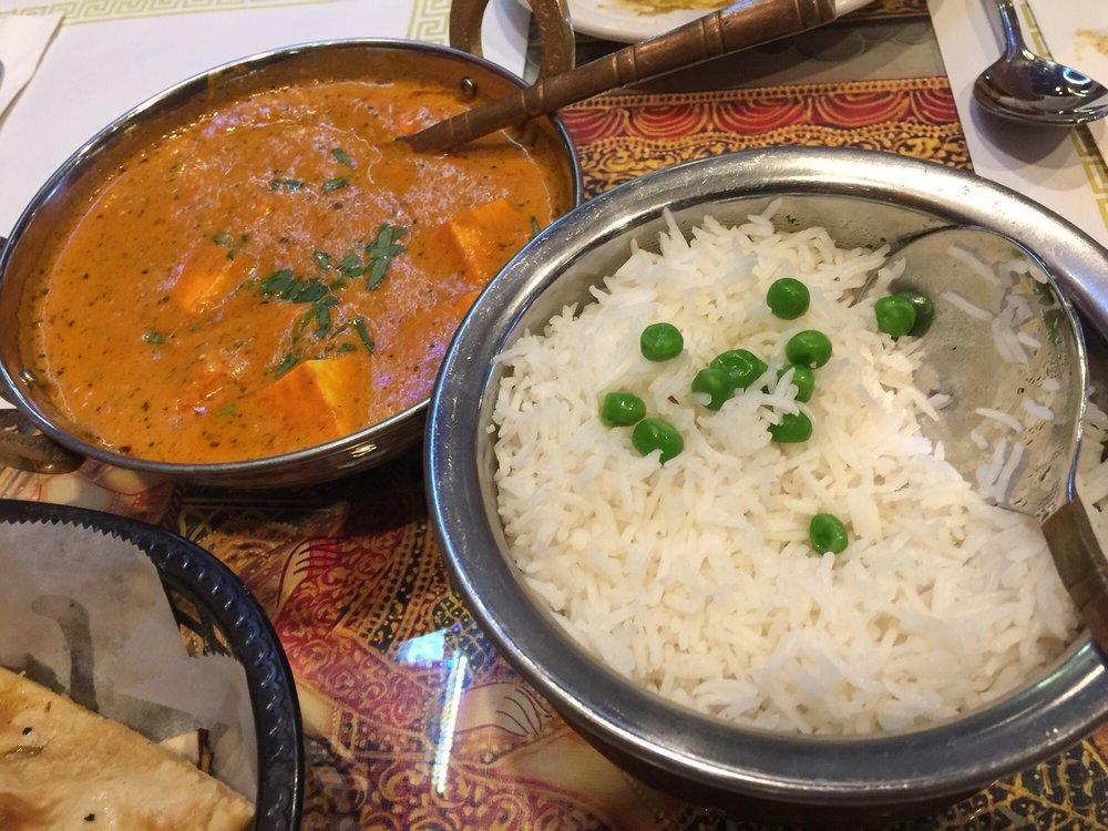 Paneer Tikka Masala · Cottage cheese sauteed in our special tomatoes buttery sauce. Served with basmati rice. Vegetarian.