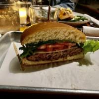 Classic Burger · Organic grass fed beef, lettuce, tomato.