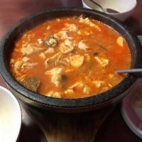 Beef Soft Tofu Soup · 