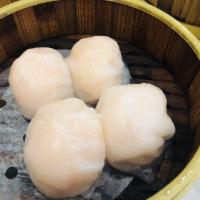 Shrimp Dumplings · Fresh shrimp steamed in a chewy and soft dough