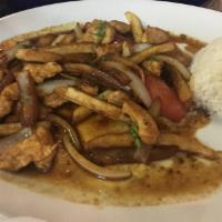 Pollo Saltado · 