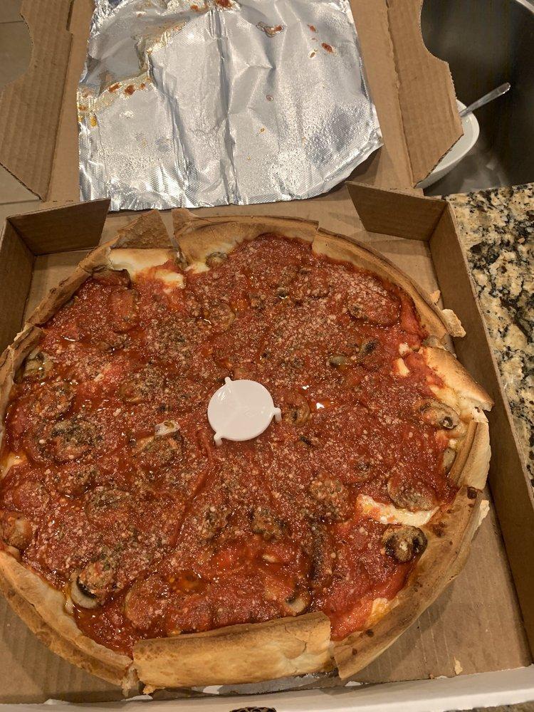 Chicago Style Deep Dish Pizza · Additional toppings are available for an extra charge. LIMIT 4 TOPPINGS.