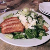 Prosciutto-wrapped Grilled Caesar Salad · 