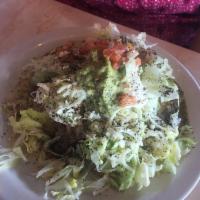 Chili Verde Burrito Plate · 