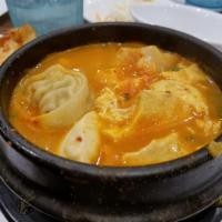 Rice Cake Dumpling Soup · 