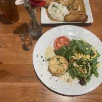 Crab Cake Salad · 