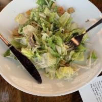 Caesar Salad · Romaine hearts, focaccia croutons, Parmigiano Romano, Italian anchovies, house-made dressing