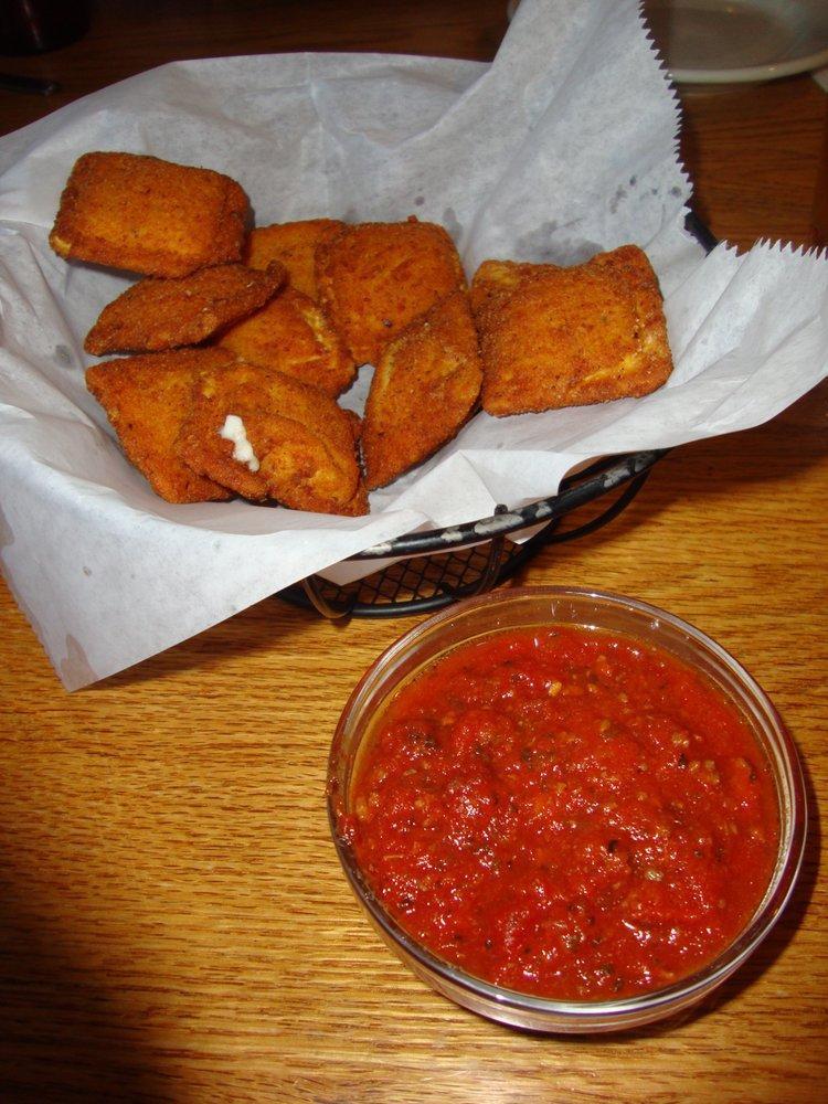 Deep Fried Ravioli · Breaded cheese ravioli's, meat sauce. Extra sauce for an additional charge.