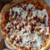 Chicken Bacon Ranch Pizza · 