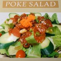 Spicy Ahi Poke Salad · 