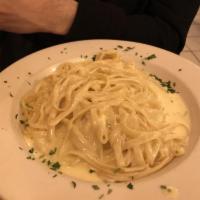 Alfredo · Served in a creamy Alfredo cheese sauce.