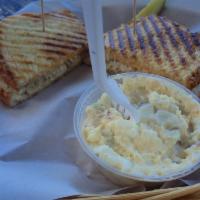 Tuna Melt · Our homemade tuna salad grilled to perfection with your choice of bread and cheese. Served w...