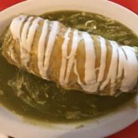 Wet Burritos · Includes onions, cilantro, salsa, rice and beans. Served with onion, cilantro and salsa and ...