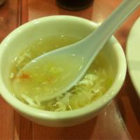 Crab Meat With Fish Mor Soup · 