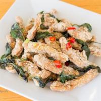 Salt and Pepper Fried Chicken · Fried squid that has been seasoned with salt and pepper. 
